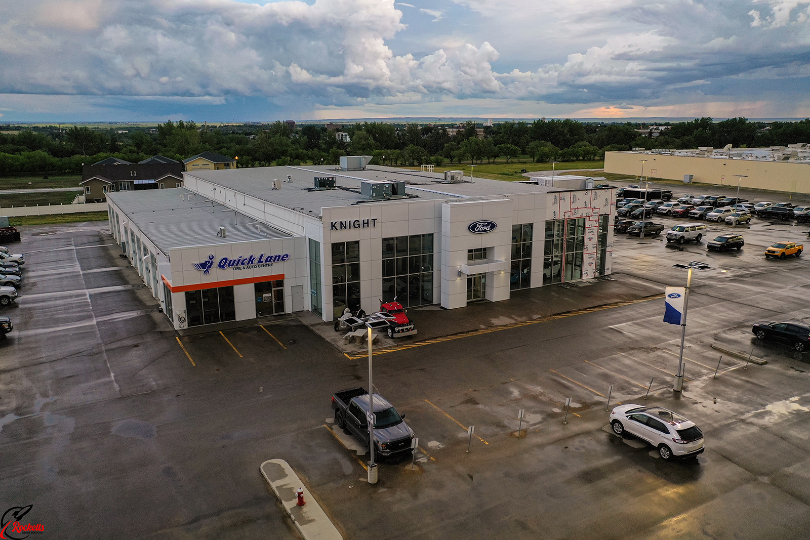 Commercial real estate drone photography in Saskatchewan
