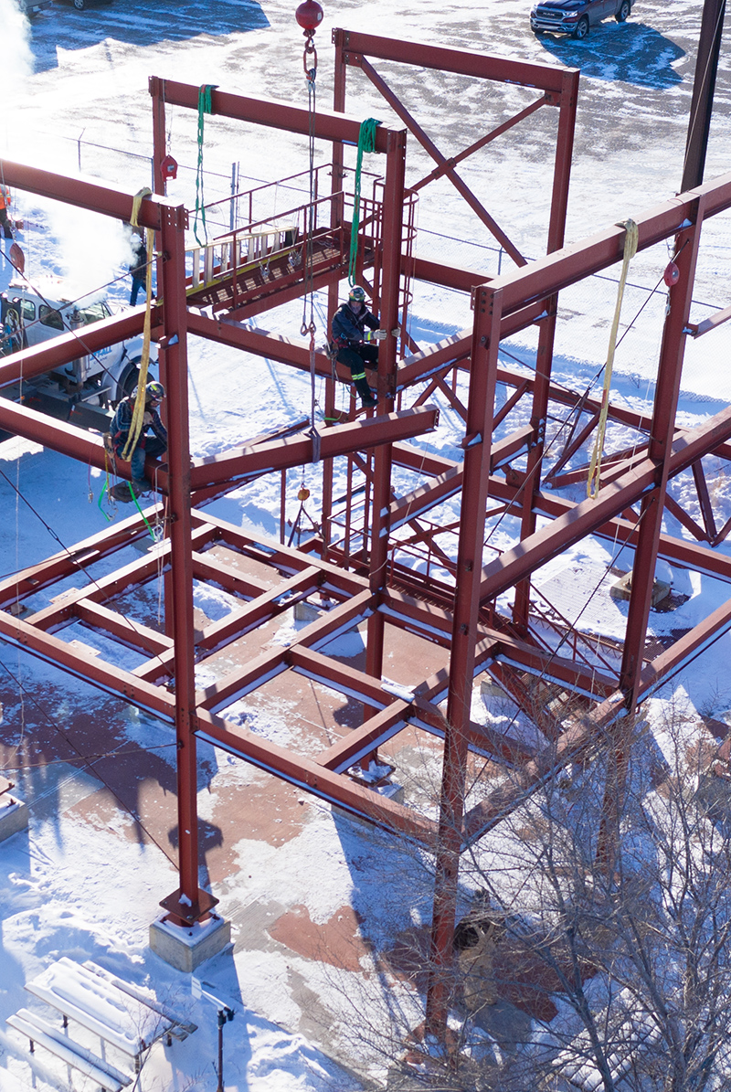 Construction Site Drone Photography in Saskatchewan
