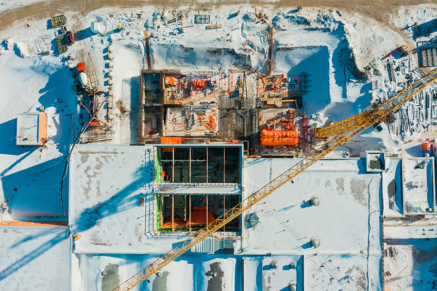 Construction site drone services in Saskatchewan