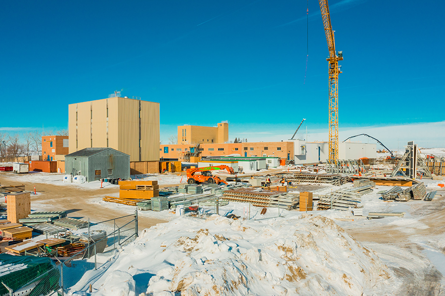 Construction site drone services in Saskatchewan