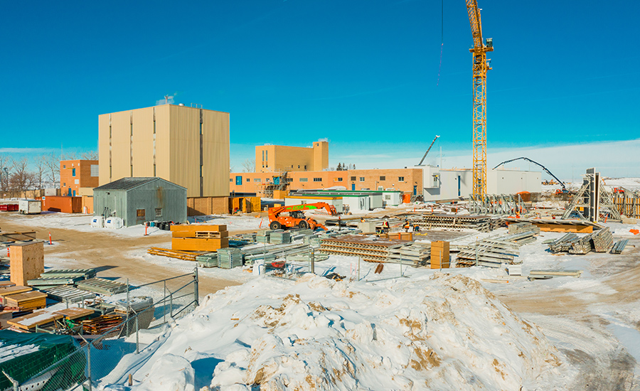 Construction site drone services in Saskatchewan